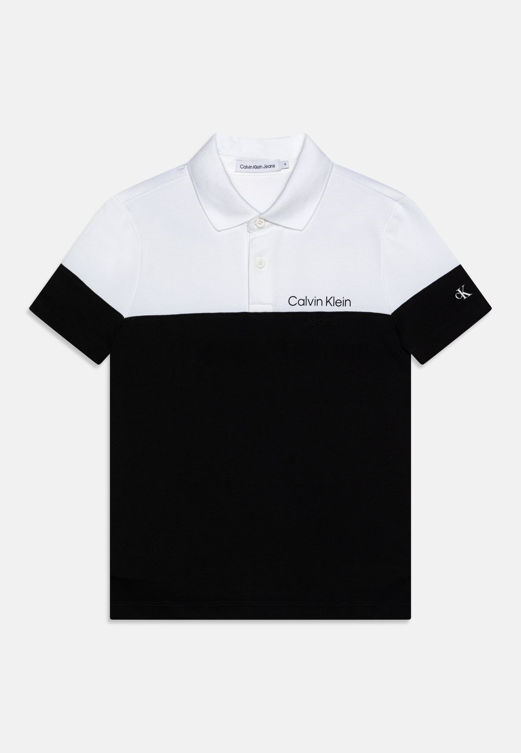 Рубашка-поло COLOR BLOCK Calvin Klein Jeans, цвет black