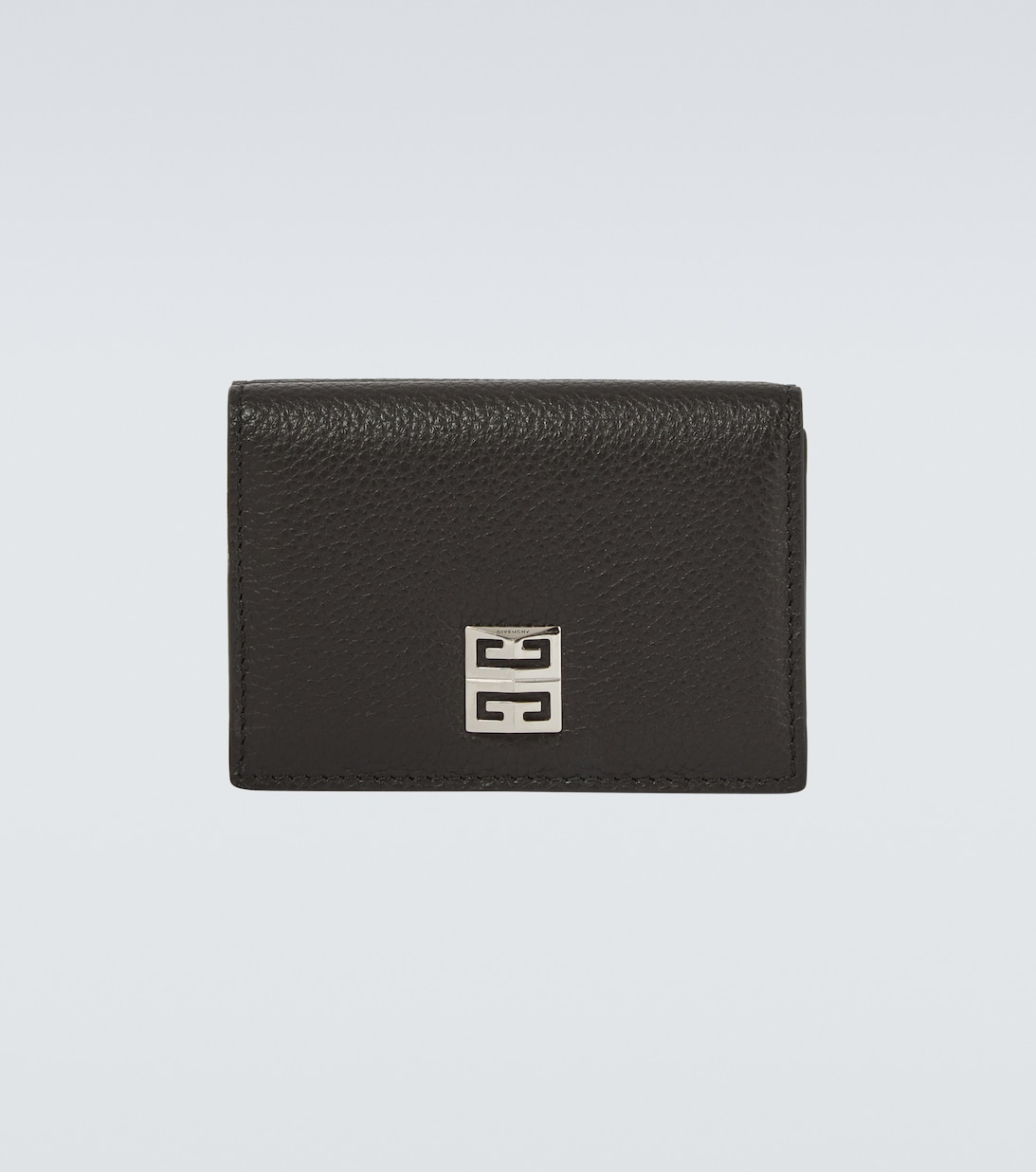 Компактный кожаный кошелек Givenchy, черный