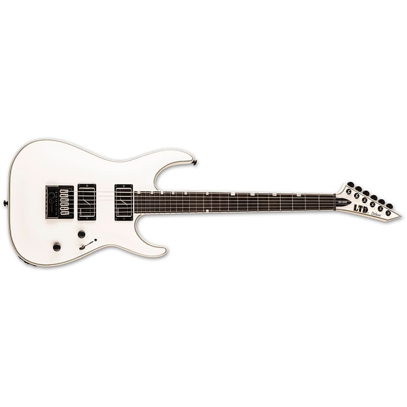 Электрогитара ESP LTD MH-1000 Evertune Snow White Electric Guitar Fluence ET - KOREA - FREE GIG BAG!