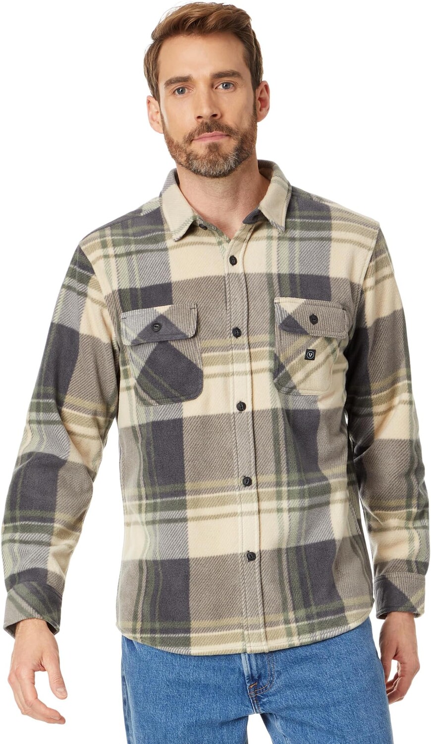 

Рубашка Eco-Zy Long Sleeve Polar Flannel VISSLA, цвет Vintage Green