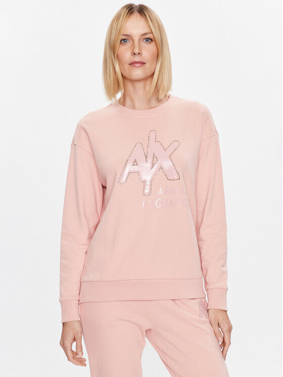 

Толстовка обычного кроя Armani Exchange, розовый