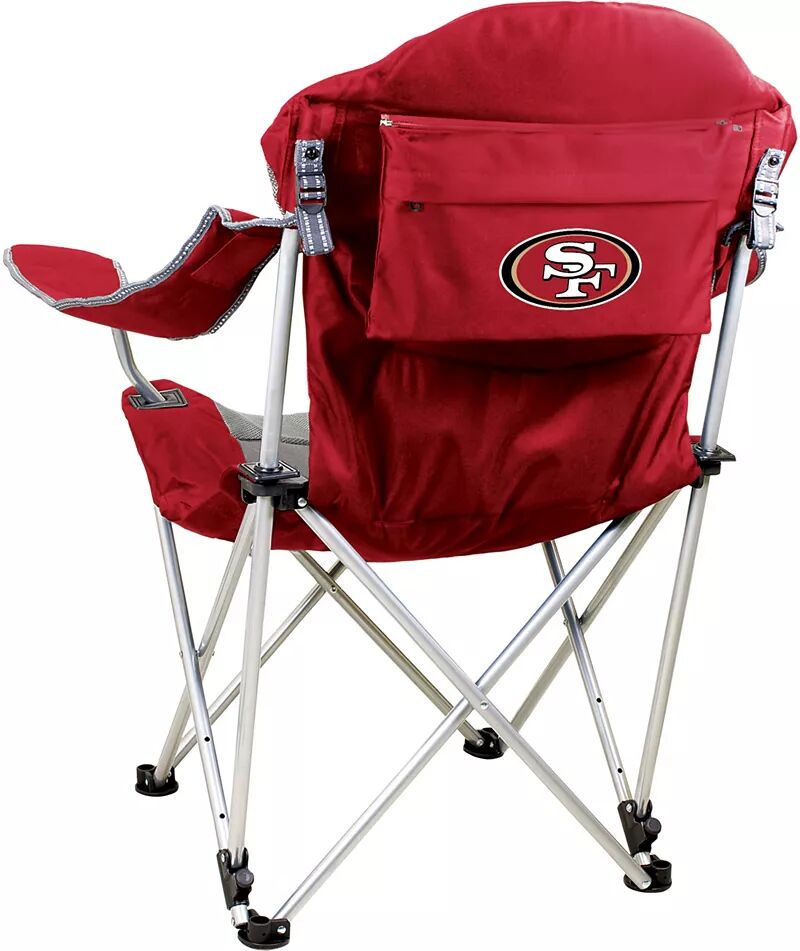 цена Picnic Time Сан-Франциско 49ers Красное кресло с откидной спинкой