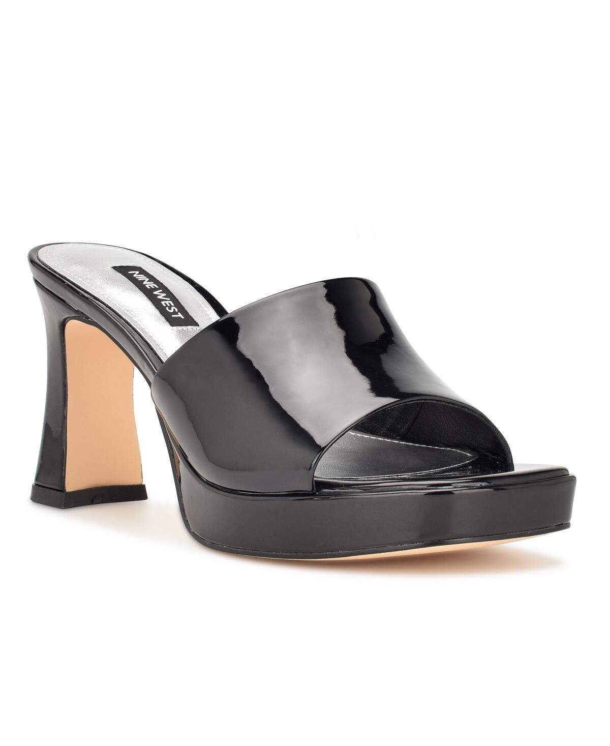 

Женские сандалии без шнуровки Beez с квадратным носком Nine West, черный
