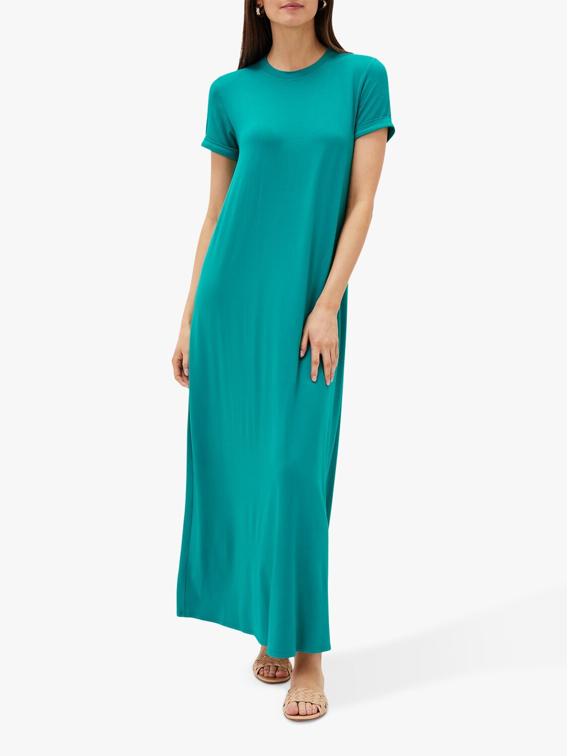

Платье-футболка макси Phase Eight Roxana, бирюзовый