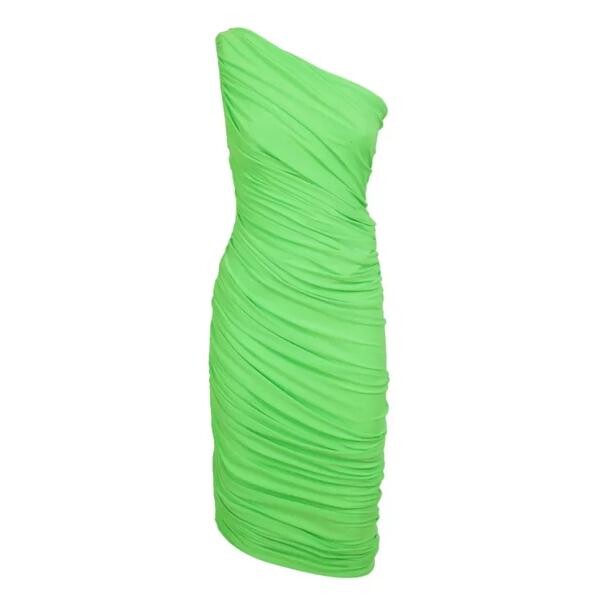 

Платье one shoulder neon dress Norma Kamali, зеленый