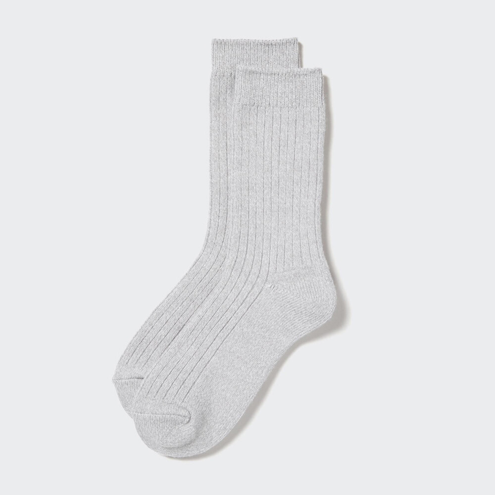 

Женские носки Uniqlo HEATTECH длинные, серый