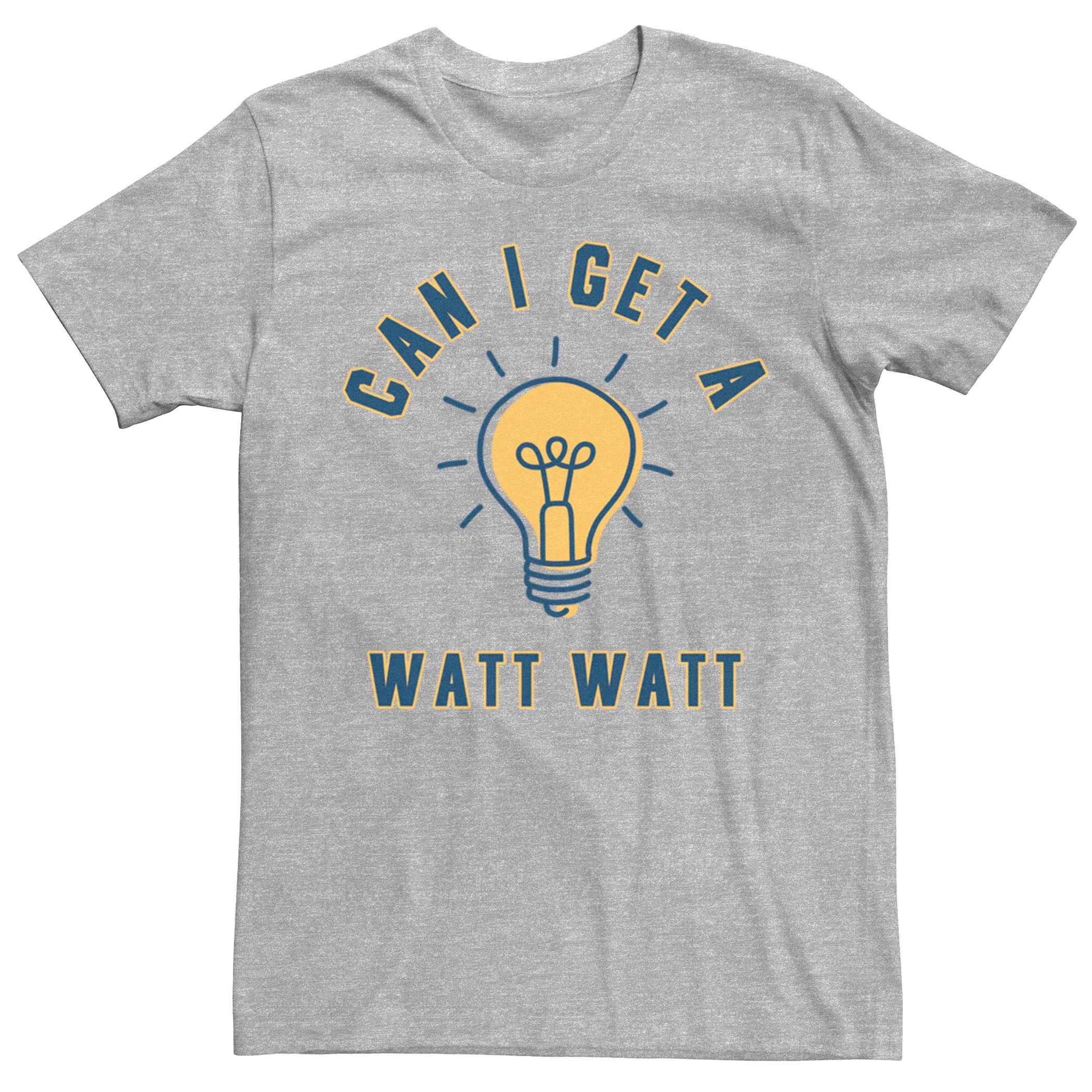 Мужская футболка «Могу ли я получить лампочку Watt Watt» Fifth Sun