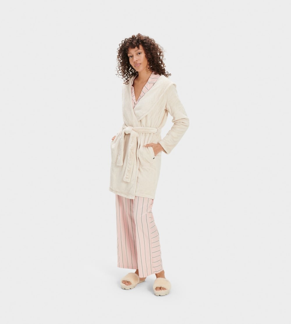 

Халат Miranda Fleece Robe UGG, бежевый