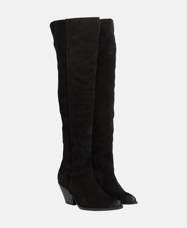 

Сапоги выше колена Sam Edelman, черный