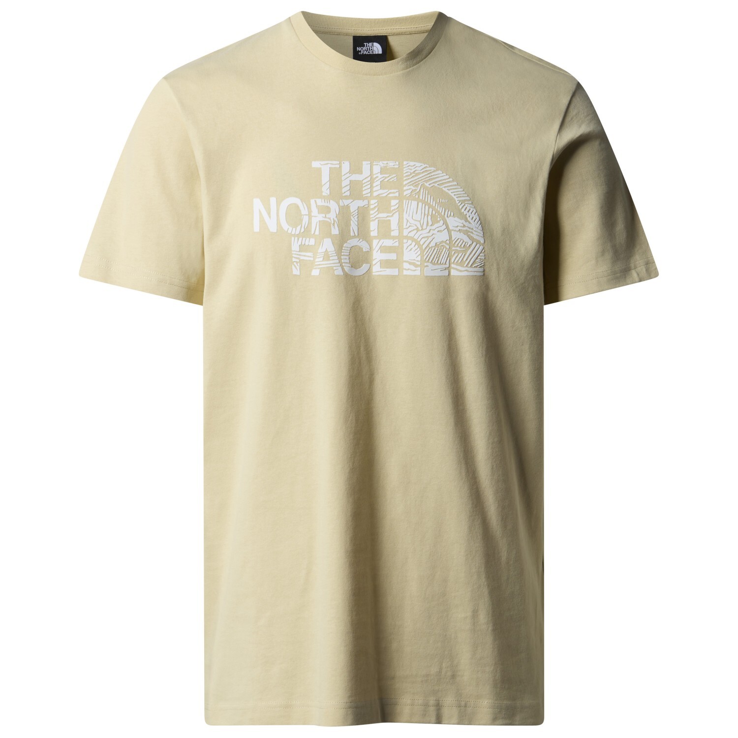 

Футболка The North Face S/S Woodcut Dome Tee, цвет Gravel