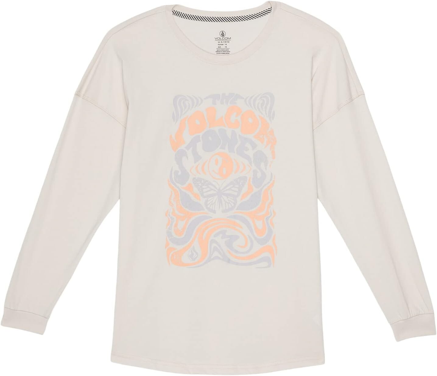 

Футболка Volcom Werkin Doubles Long Sleeve, цвет Ash