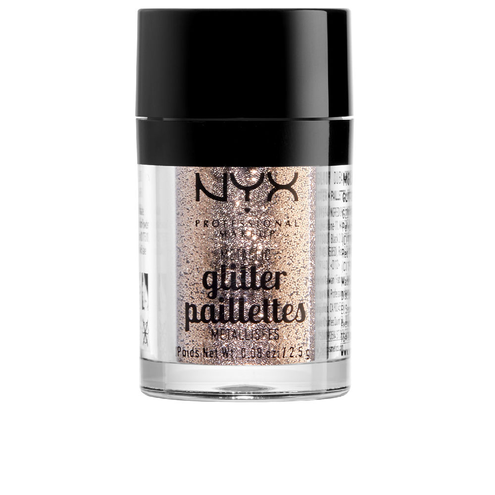Тени для век Glitter pailletes metallic glitter eyeshadow Nyx professional make up, 2,50 г, goldstone фотографии