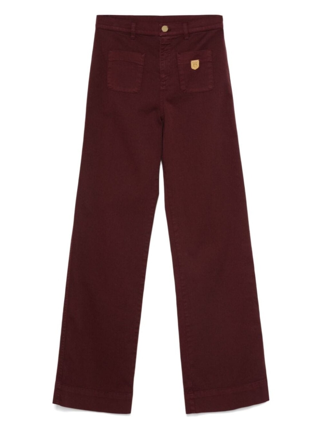 

Брюки широкого кроя Elisabetta Franchi La Mia Bambina, красный