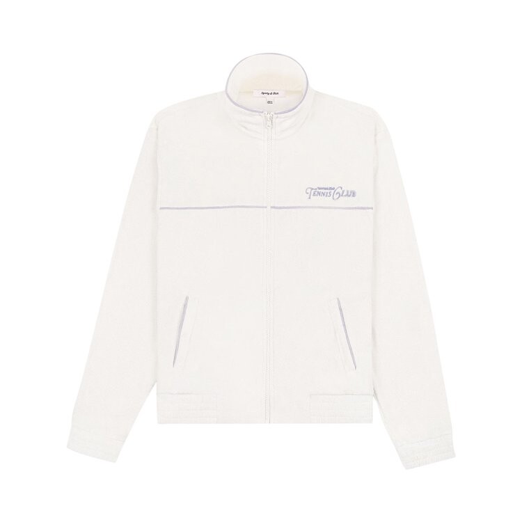 

Куртка Sporty & Rich Rizzoli Tennis Terry Track 'Milk', белый