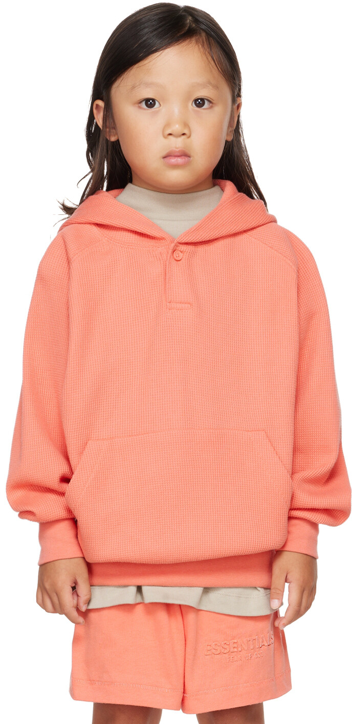 

Детская розовая худи Henley Fear of God ESSENTIALS