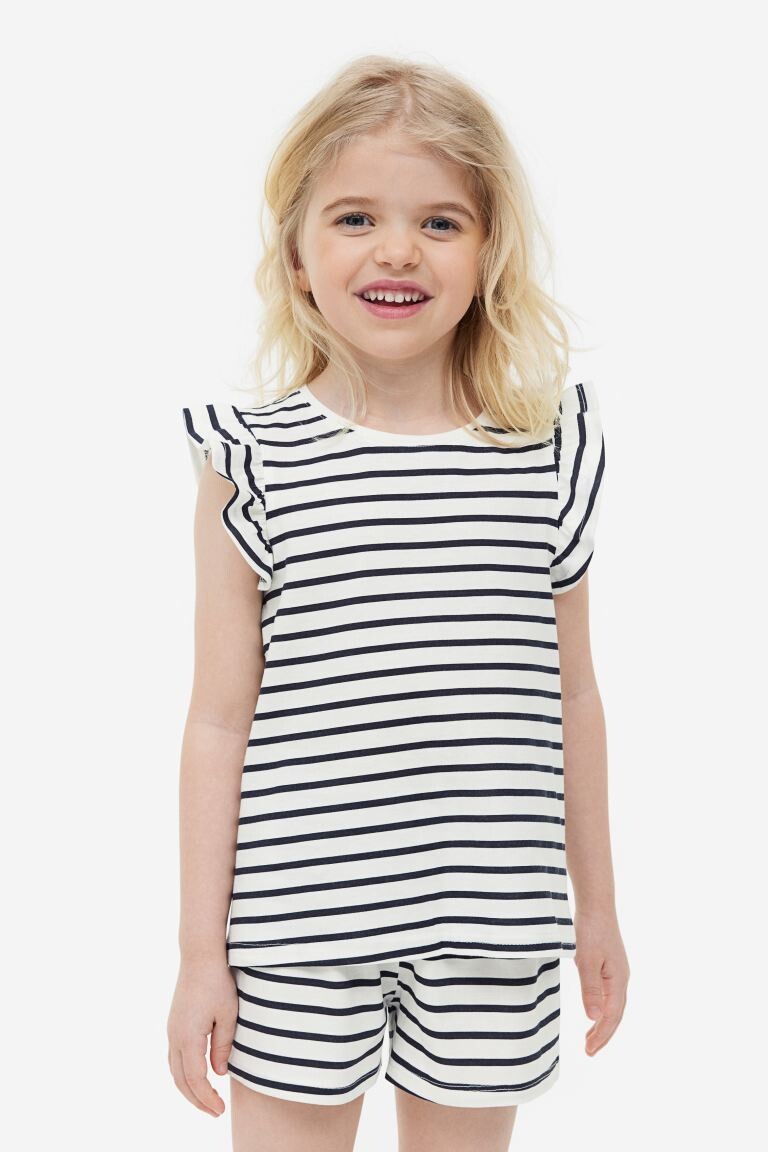 

Комплект из трех рубашек с короткими рукавами H&M