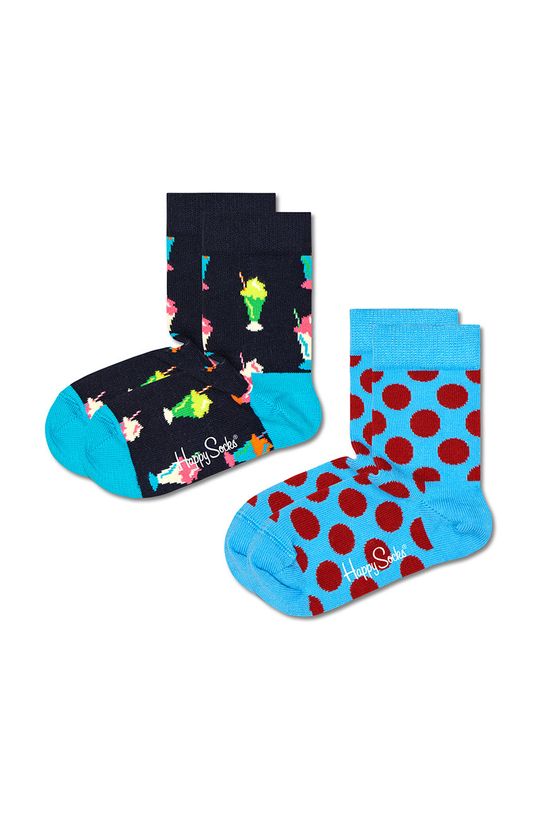цена 2 пары детских носков Happy Socks, мультиколор