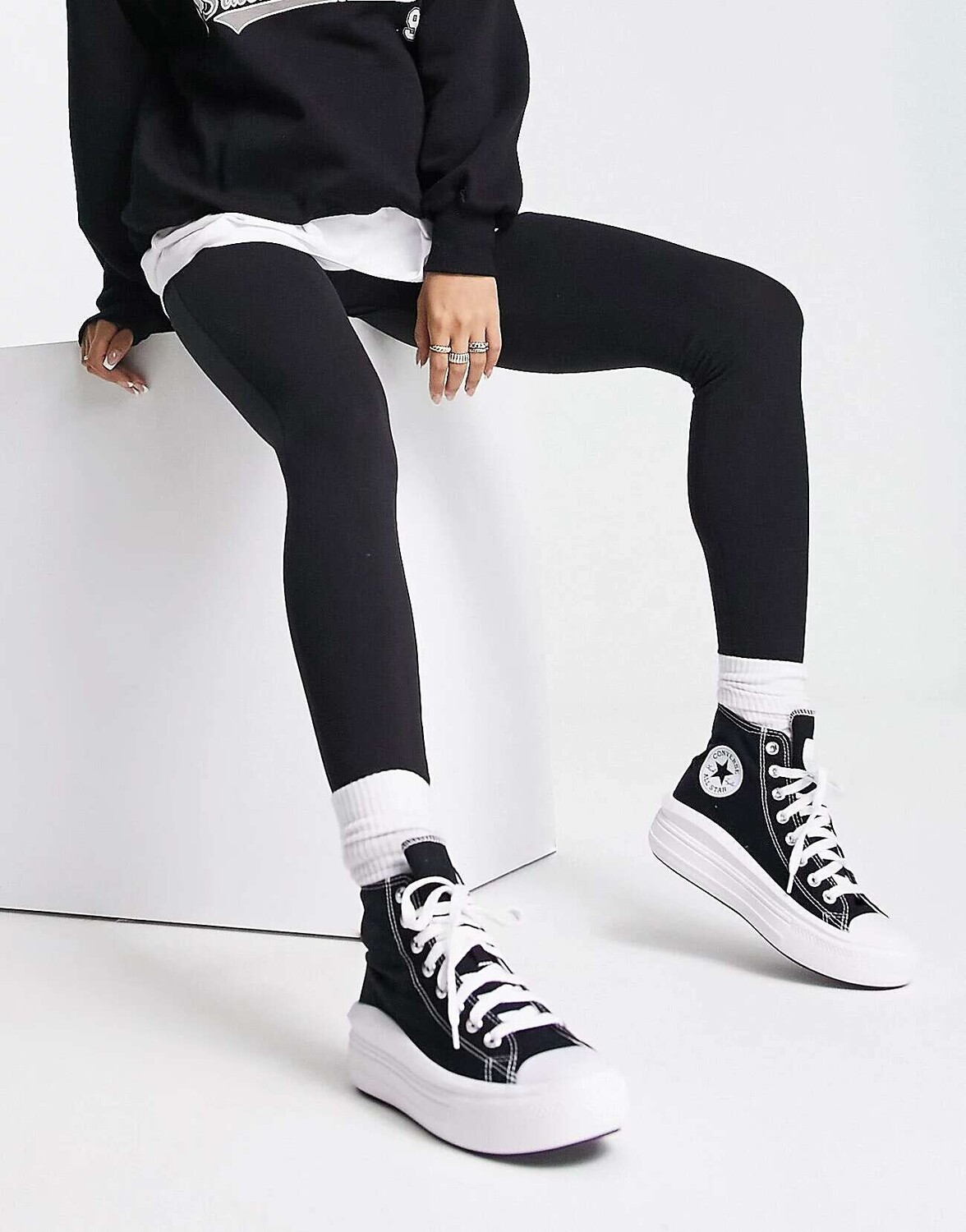 

Черные леггинсы с завышенной талией New Look