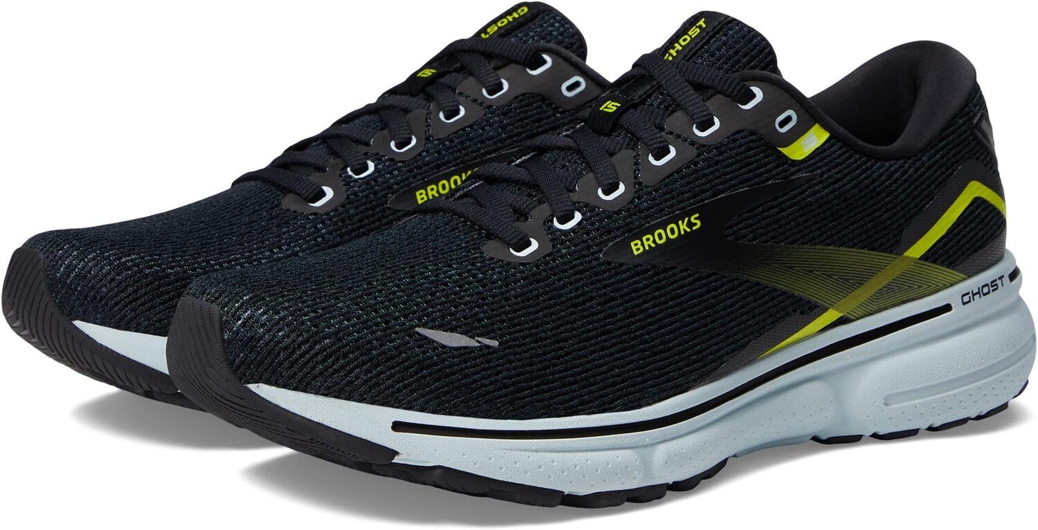 Кроссовки Ghost 15 Brooks, цвет Black/Ballad Blue/Sulphur