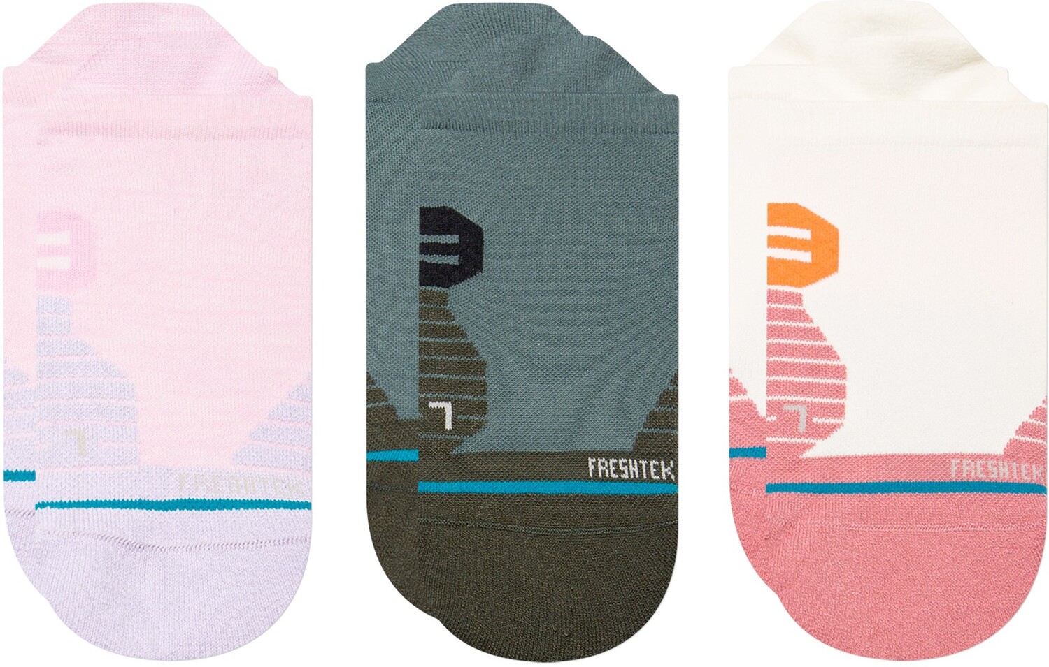 

Носки Core Run Light — женские — 3 пары Stance, розовый
