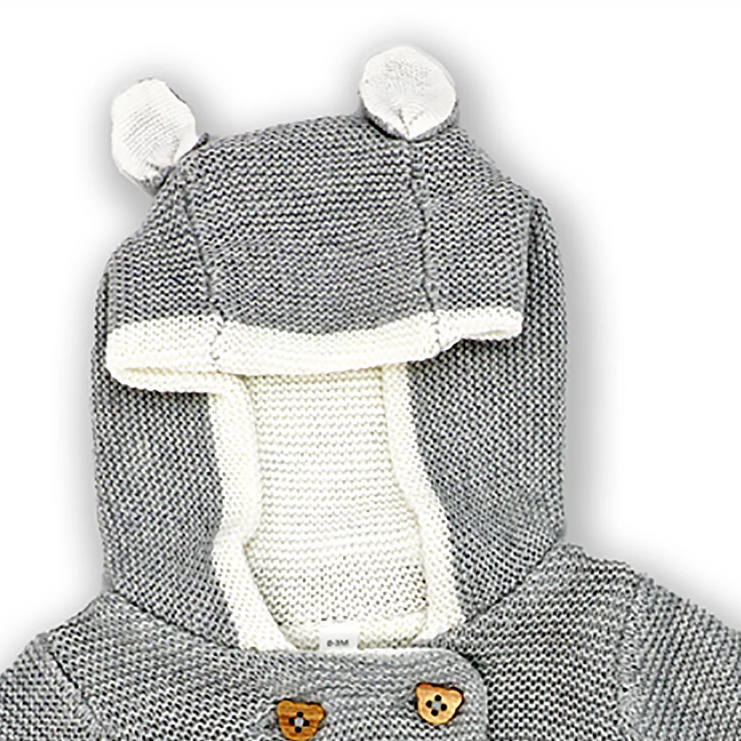 цена Серый комплект из 2 предметов вязаного свитера с капюшоном для маленьких мальчиков и девочек Rock A Bye Baby Boutique