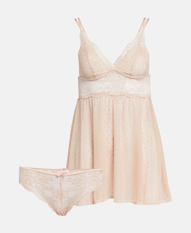 

Ночная рубашка и веревка Hunkemöller, розовый