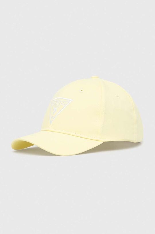 

Бейсболка из хлопка Guess, желтый