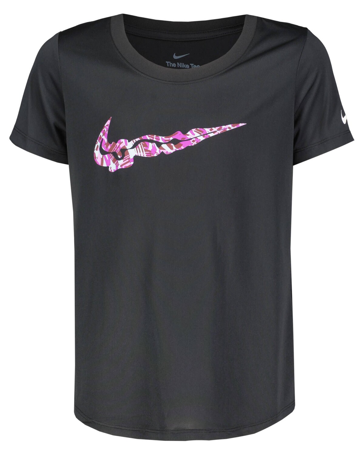 

Спортивная рубашка dri-fit для больших детей Nike, черный