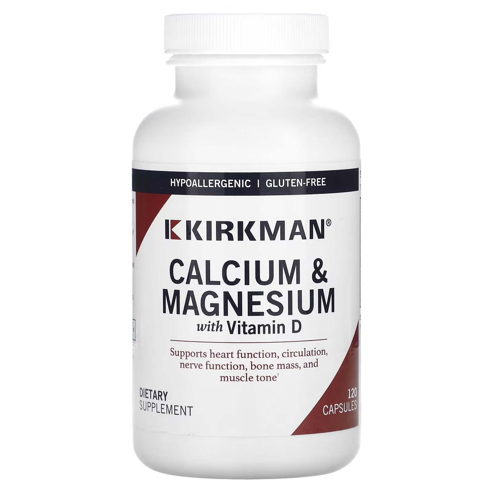 Кальций и магний Kirkman Labs с витамином D, 120 капсул