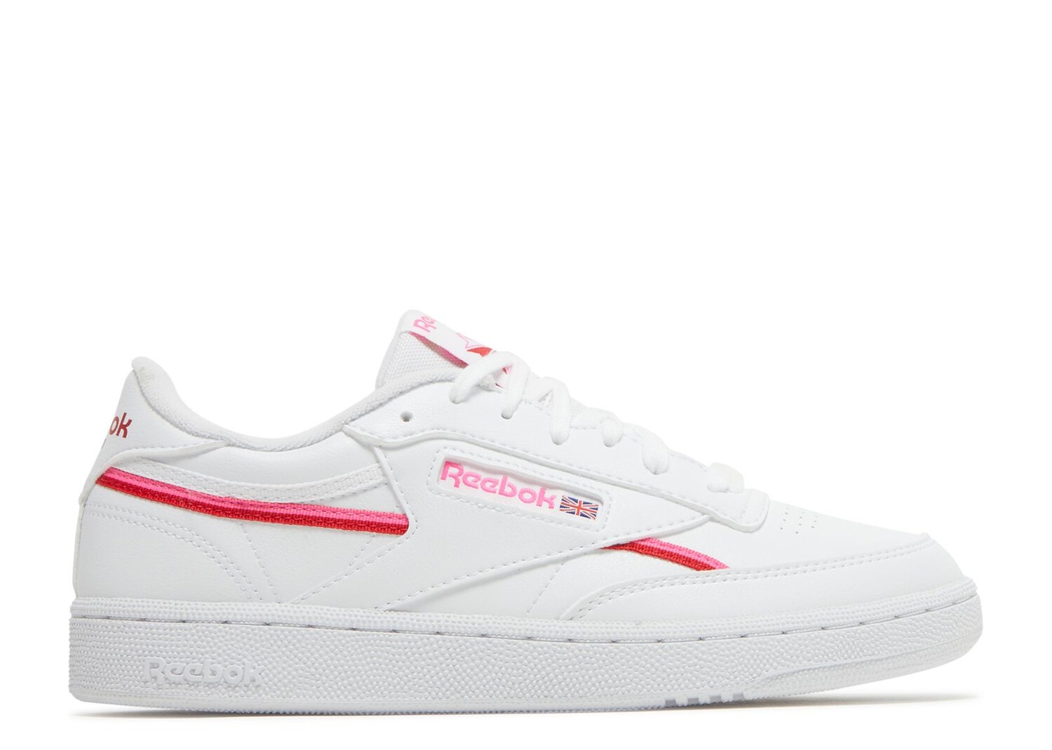 

Кроссовки Reebok Wmns Club C 85 Vegan 'White Atomic Pink', белый