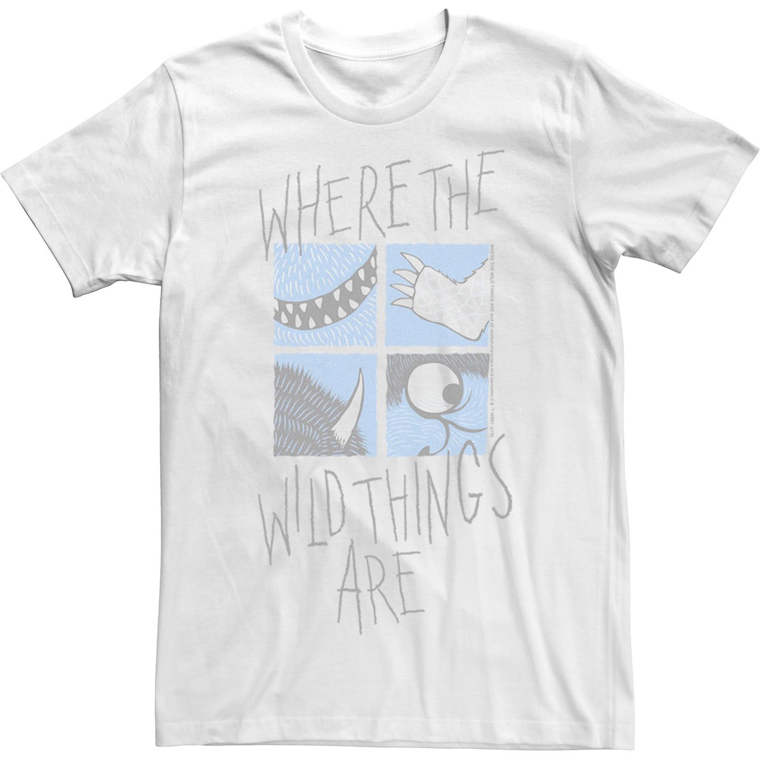Мужская футболка с плакатом Where The Wild Things Are Wildmonsters Licensed Character
