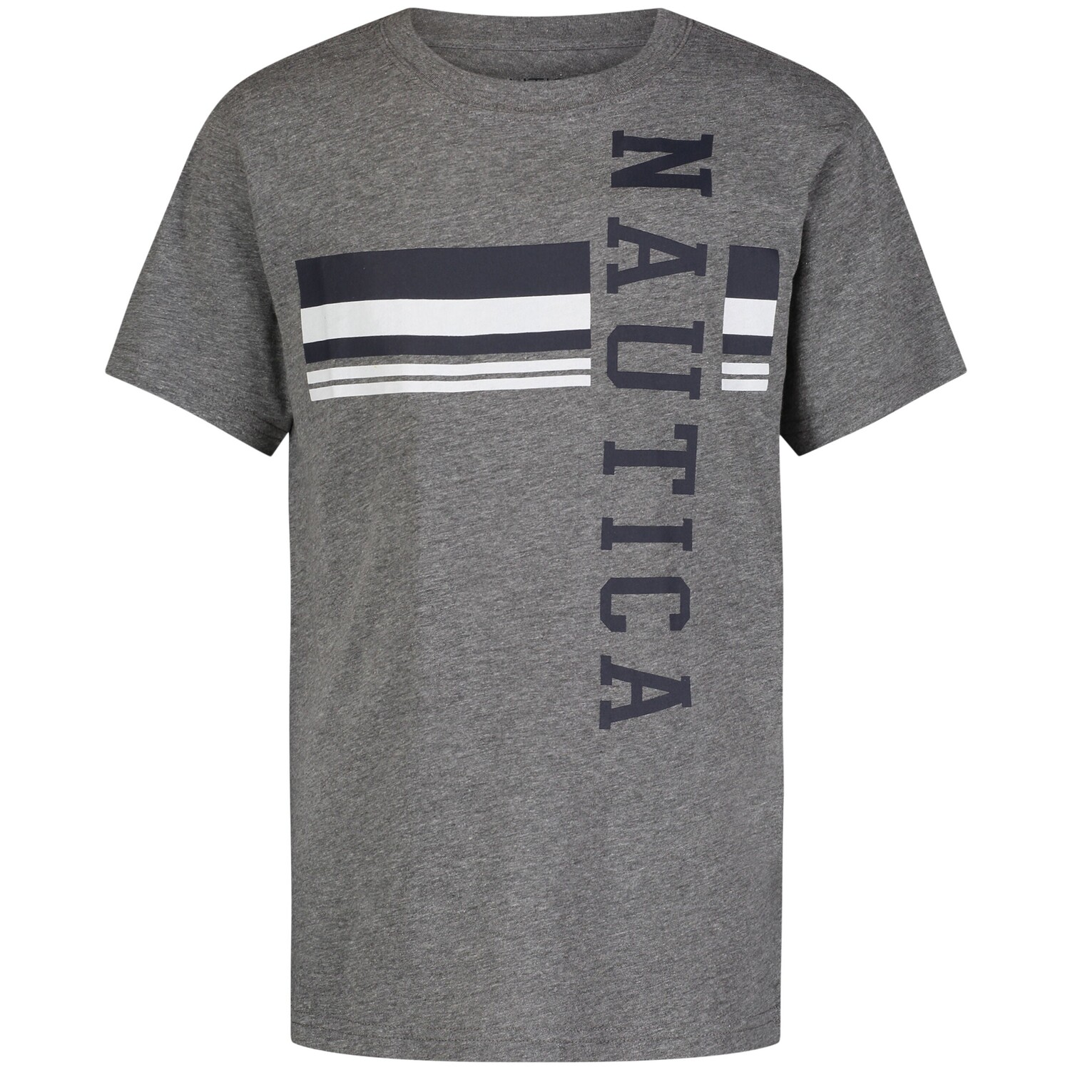 

Футболка в полоску для мальчиков Nautica Little Boys (2T-7), цвет Cobblestone Htr B1068