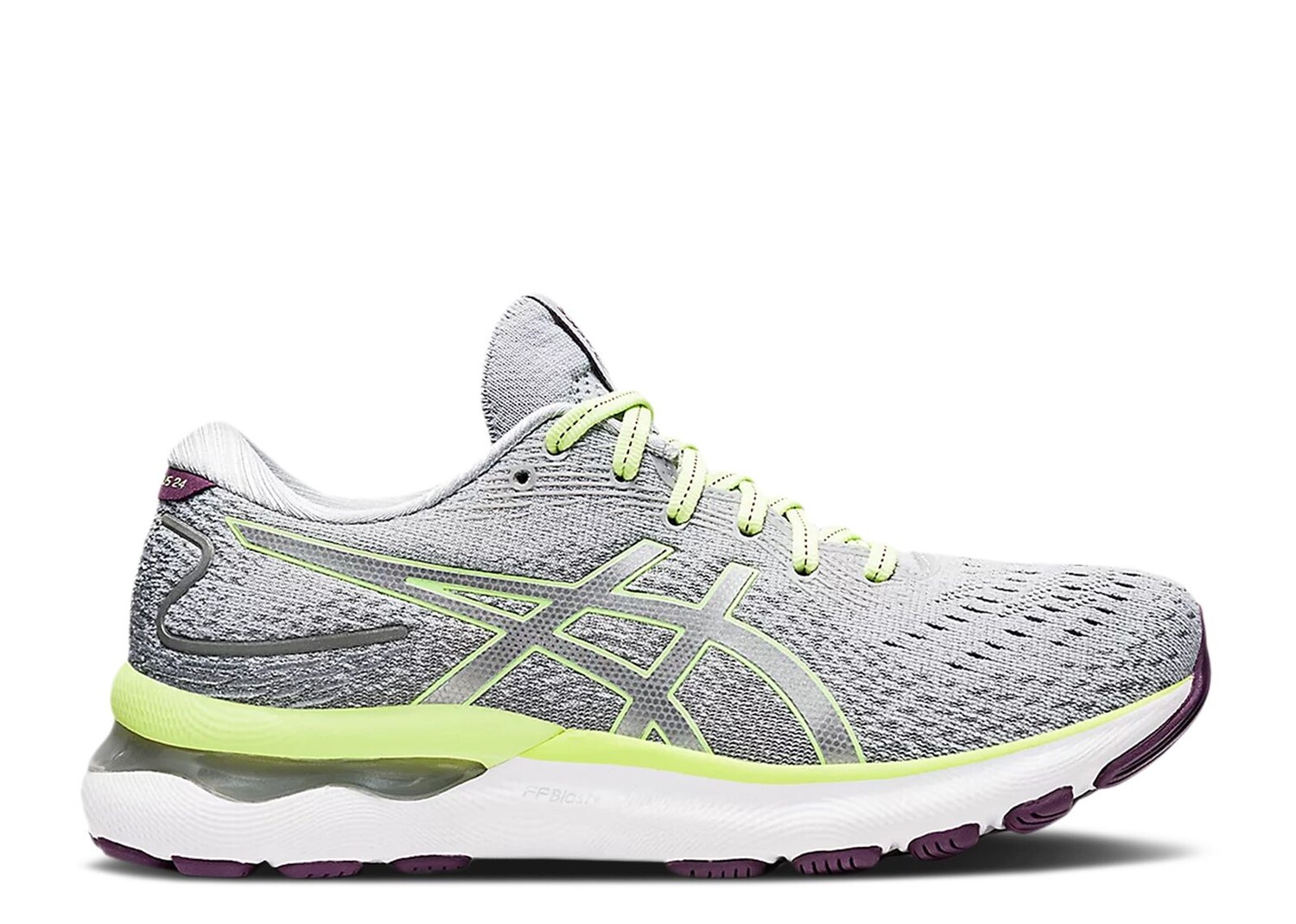 

Кроссовки ASICS Wmns Gel Nimbus 24 'Piedmont Grey Lime Green', серый