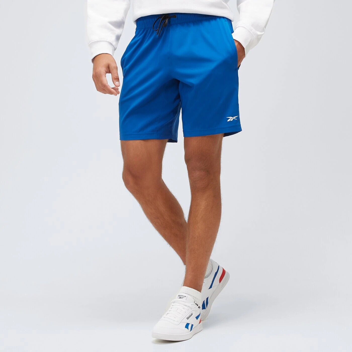 

Шорты Reebok с логотипом, синий