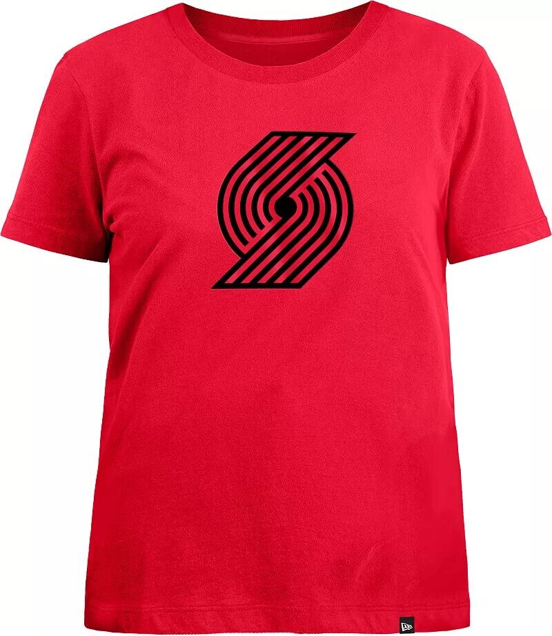 

Женская футболка с логотипом New Era City Edition Portland Trail Blazers 2023-24