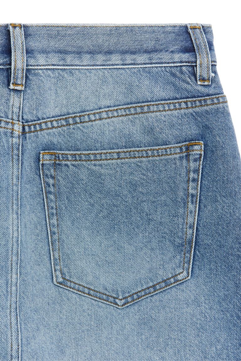 

Мини-юбка из денима H&M, синий