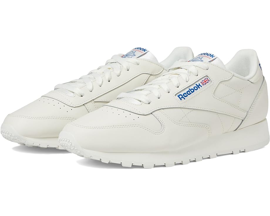 Кроссовки Reebok Lifestyle Classic Leather, цвет Chalk/Vector Blue/Vector Red кроссовки reebok classic court peak unisex alabaster vector red vector blue