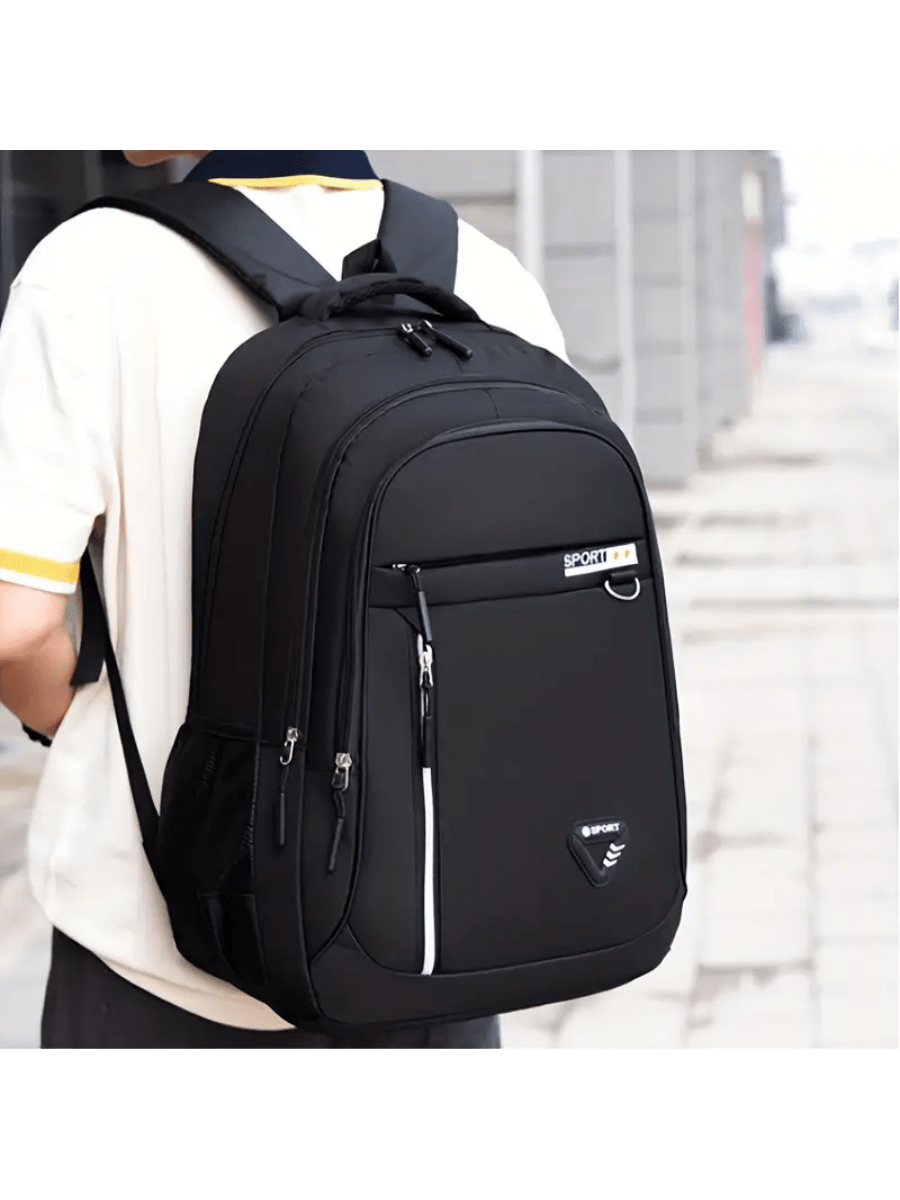 Мужской рюкзак большой емкости для путешествий, черный водонепроницаемый деловой рюкзак для мужчин мужская сумка для ноутбука 17 дюймов с usb зарядкой и светоотражающей полосой дорожный ранец