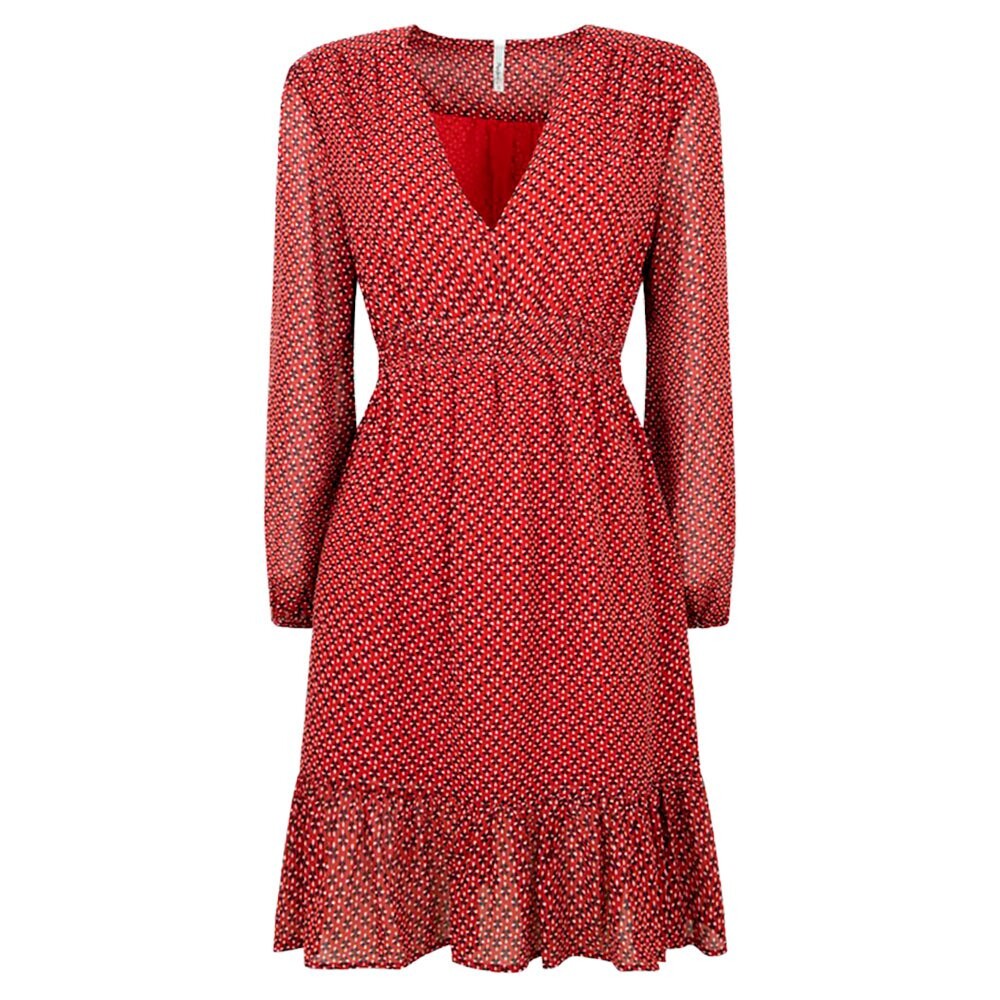 

Платье с длинным рукавом Pepe Jeans Camelia, красный