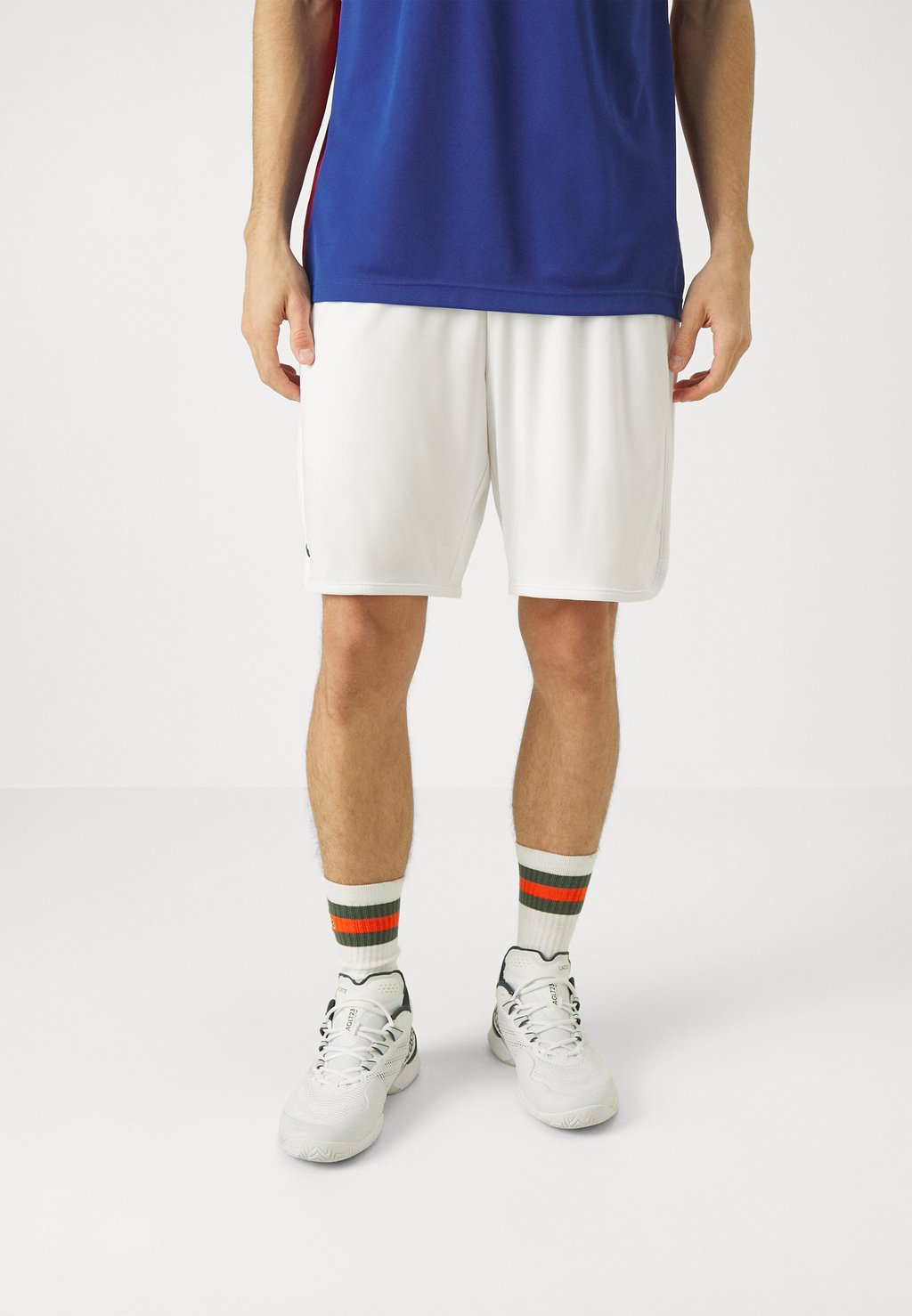 Спортивные шорты Shorts Medvedev Lacoste, белый спортивные шорты tennis shorts heritage lacoste белый