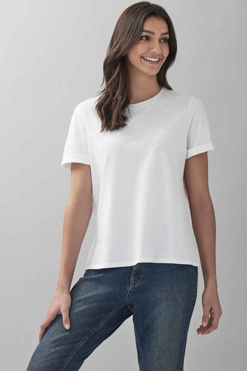 

Белая футболка с неровным переплетением Perfect Crew Clothing Company, белый