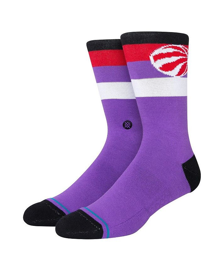 

Мужские носки в полоску Toronto Raptors Crew Stance, фиолетовый