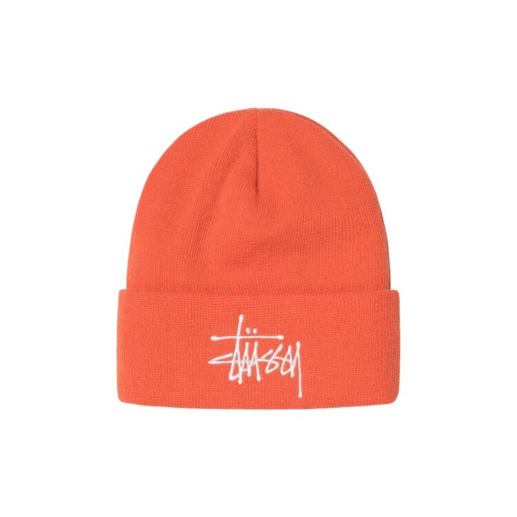 

Шапка Stussy Big Basic Thinsulate Beanie, оранжевый