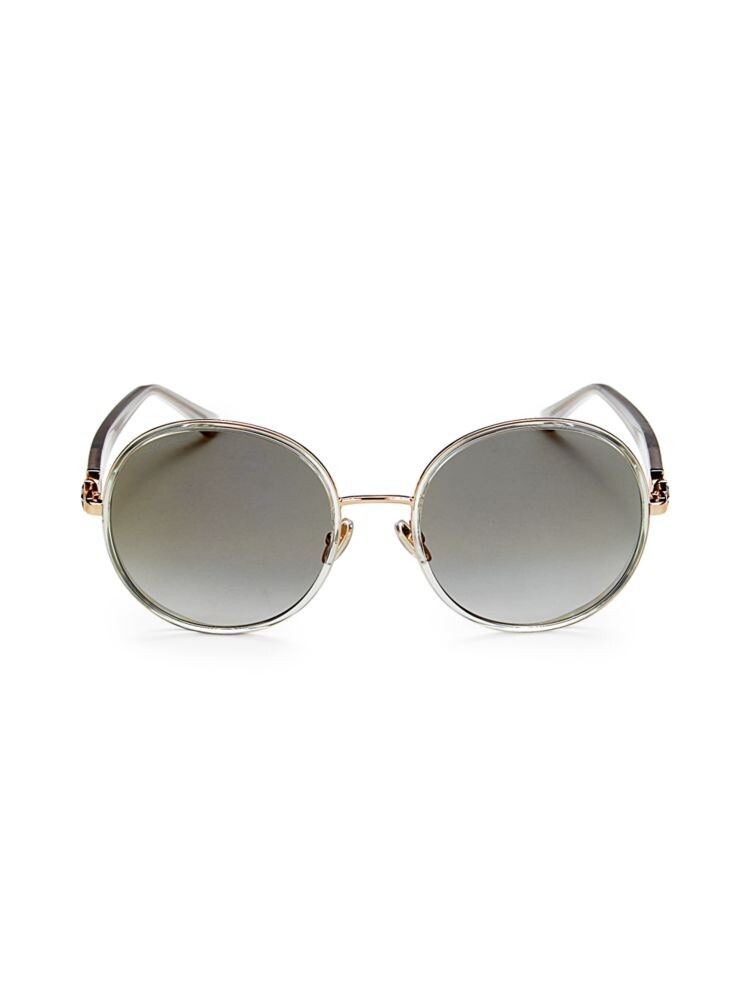 

Круглые солнцезащитные очки 57MM Jimmy Choo, серый