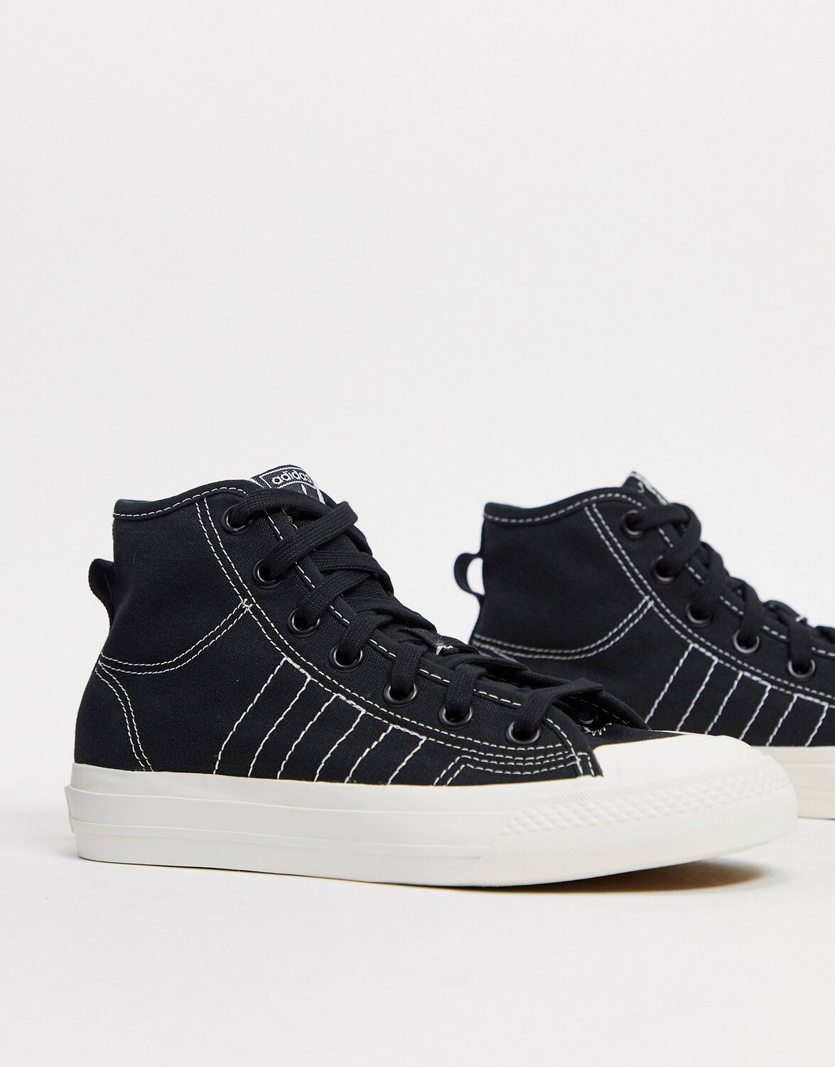 

Черные кроссовки adidas Originals Nizza Hi