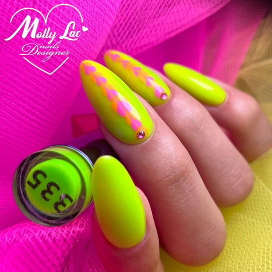 Лак для ногтей гибридный, Fancy Fashion Lemonade 10 г № 335 MollyLac