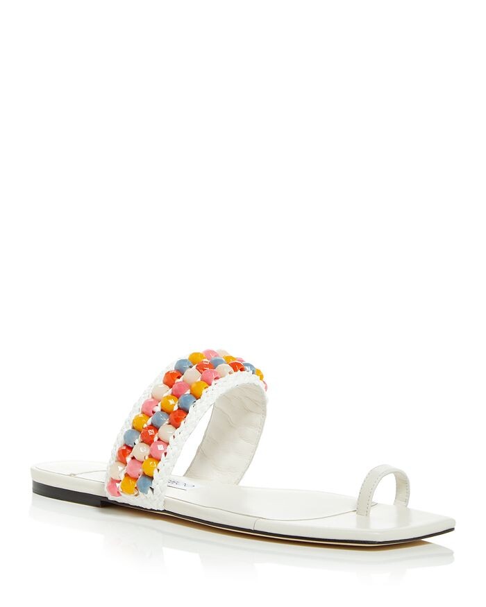 

Женские шлепанцы с украшением Amoure Jimmy Choo