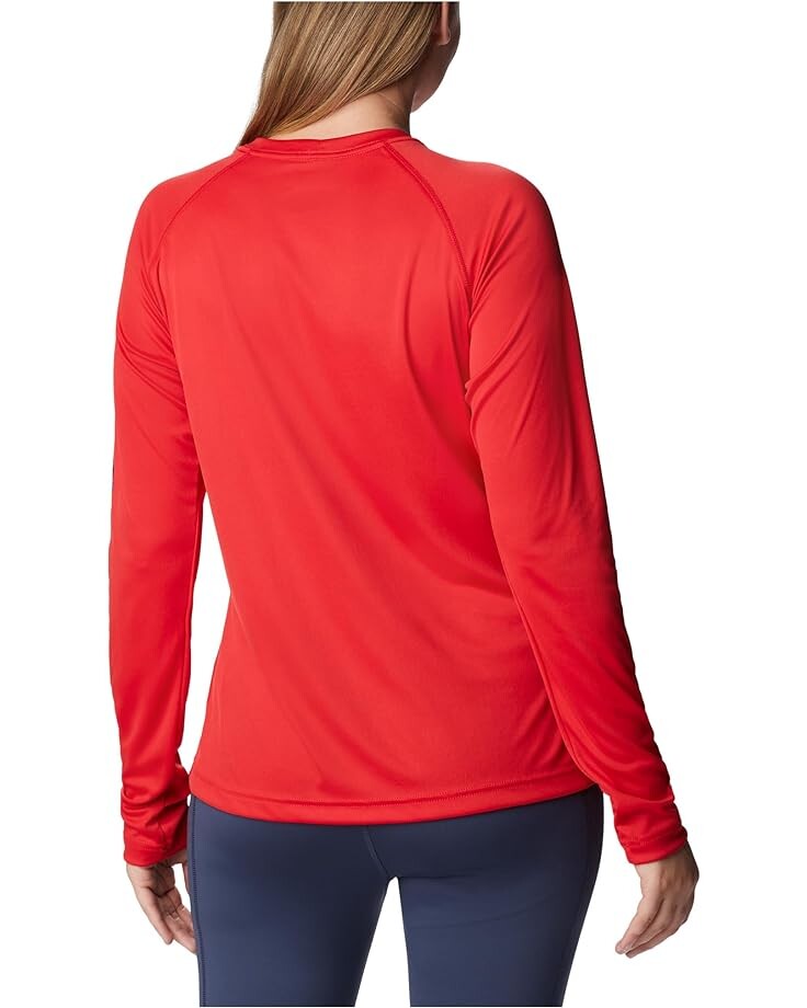 

Рубашка Columbia Fork Stream Long Sleeve Shirt, цвет Red Lily/Nocturnal Logo