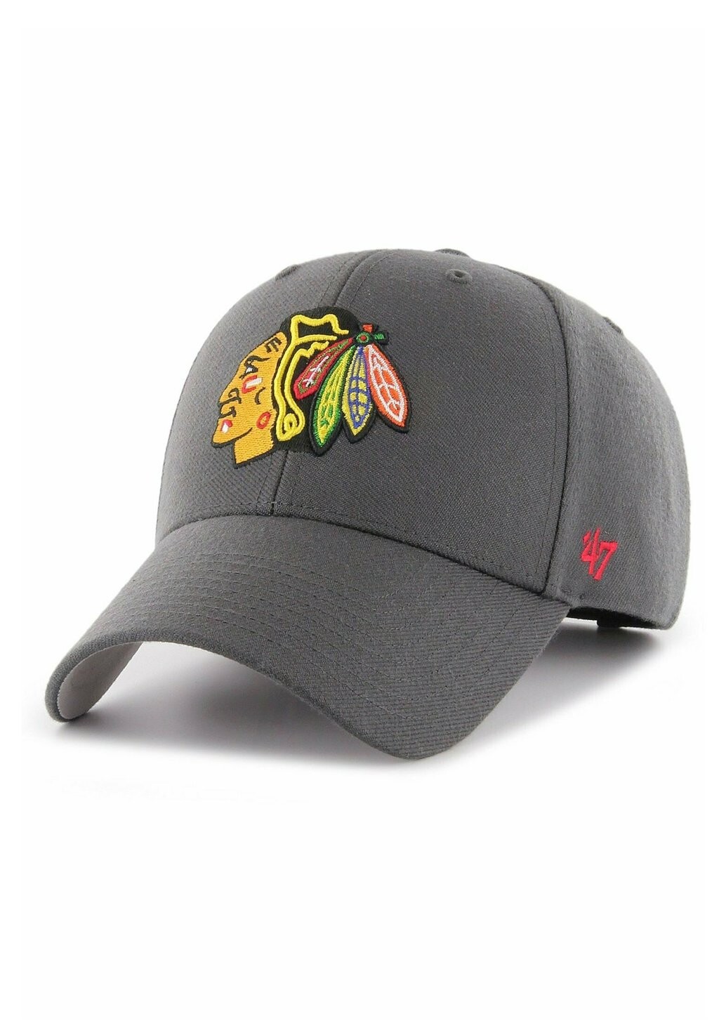 Бейсболка NHL CHICAGO BLACKHAWKS '47, цвет charcoal