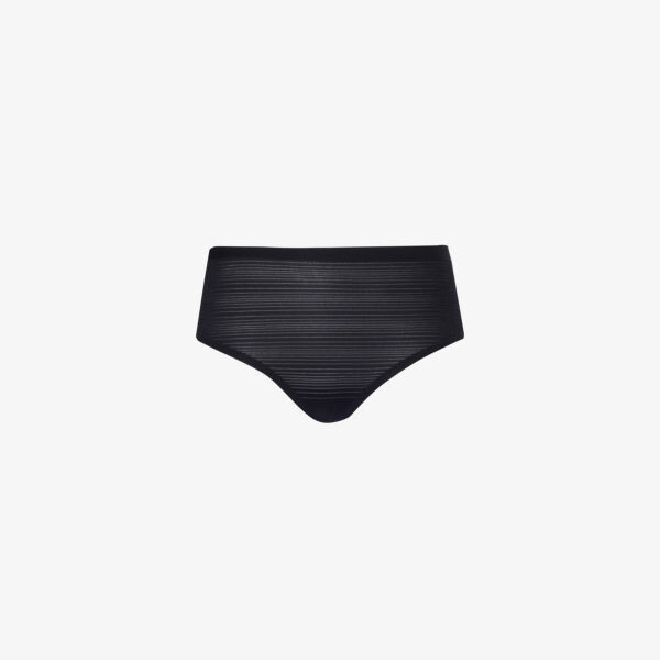 

Трусики soft stretch в полоску из эластичной ткани Chantelle, черный